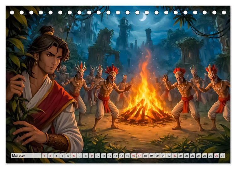 Produktbild: Sinbad &ndash; Reisen ins Unbekannte (Tischkalender 2027 DIN A5 quer), CALVENDO Monatskalender