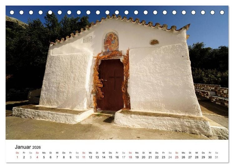 Produktbild: Peloponnes Impressionen / 2026 (Tischkalender 2026 DIN A5 quer), CALVENDO Monatskalender