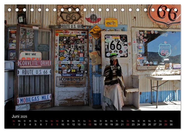 Produktbild: West of Midpoint (Tischkalender 2025 DIN A5 quer), CALVENDO Monatskalender