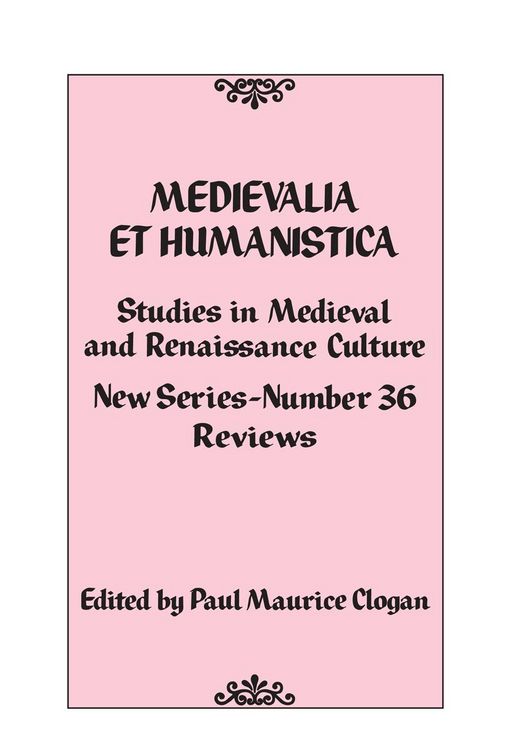 Produktbild: Medievalia et Humanistica, No. 36