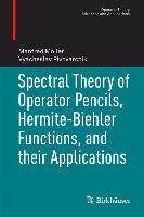 Produktbild: Spectral Theory of Operator Pencils, Hermite-Biehler Functions, and their Applications