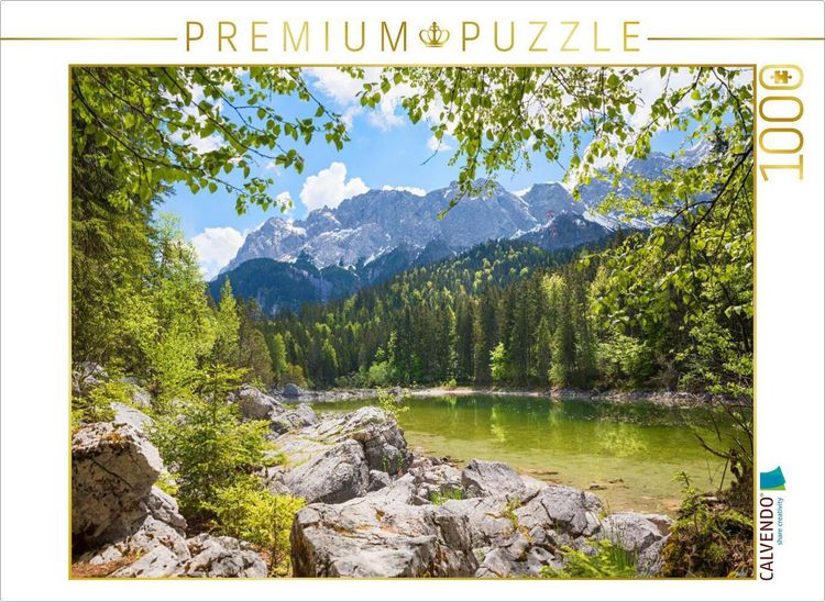 Produktbild: CALVENDO Puzzle Frillensee, Grainau | 1000 Teile Lege-Gr&ouml;&szlig;e 64x48cm Foto-Puzzle f&uuml;r gl&uuml;ckliche Stunden
