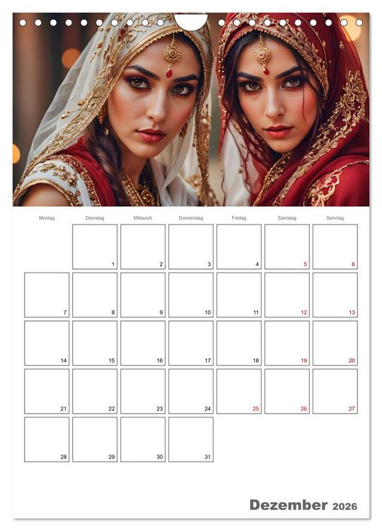 Produktbild: Frauen des Sultans (Wandkalender 2026 DIN A4 hoch), CALVENDO Monatskalender