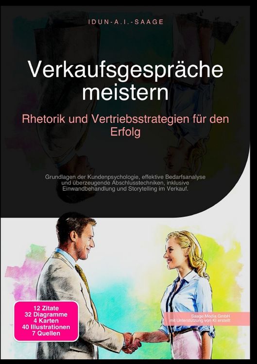 Produktbild: Verkaufsgespr&auml;che meistern: Rhetorik und Vertriebsstrategien f&uuml;r den Erfolg