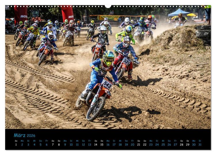 Produktbild: MX Racing 2026 (hochwertiger Premium Wandkalender 2026 DIN A2 quer), Kunstdruck in Hochglanz