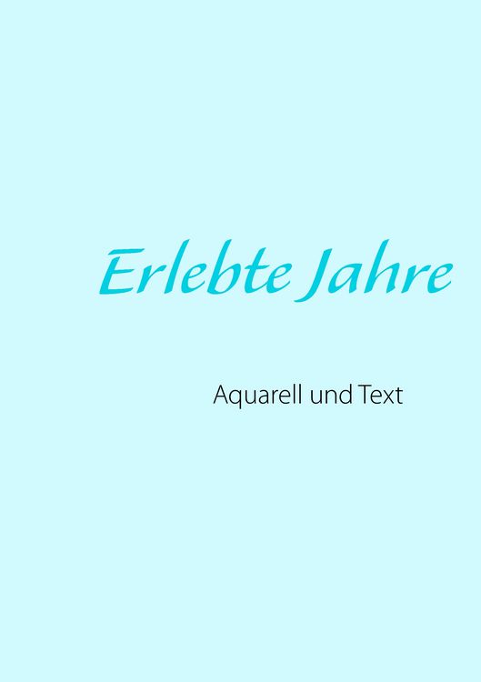 Produktbild: Erlebte Jahre