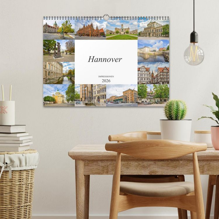 Produktbild: Hannover Stadtansichten (Wandkalender 2026 DIN A3 quer), CALVENDO Monatskalender