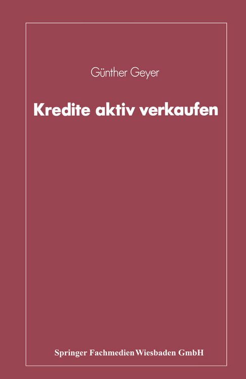Produktbild: Kredite aktiv verkaufen