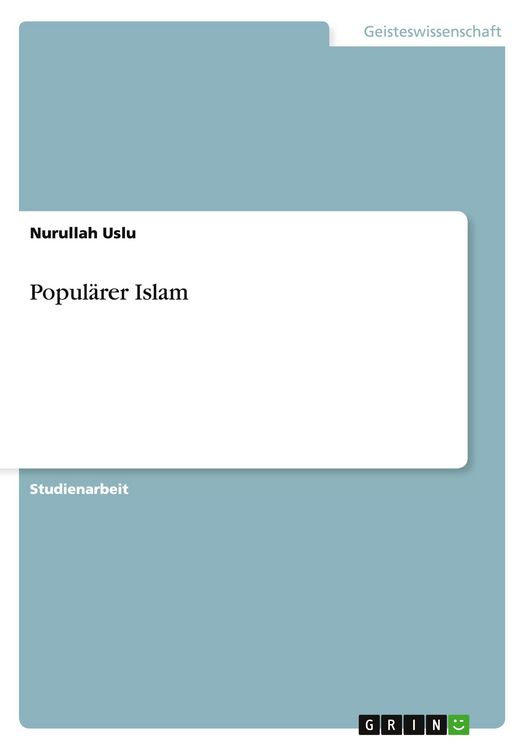 Produktbild: Popul&auml;rer Islam