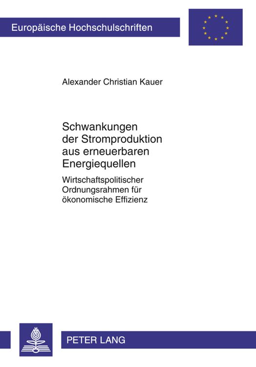 Produktbild: Schwankungen der Stromproduktion aus erneuerbaren Energiequellen