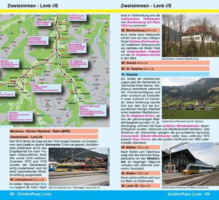Produktbild: GoldenPass-Line - Bahnreisef&uuml;hrer (GoldenPass Panoramic)