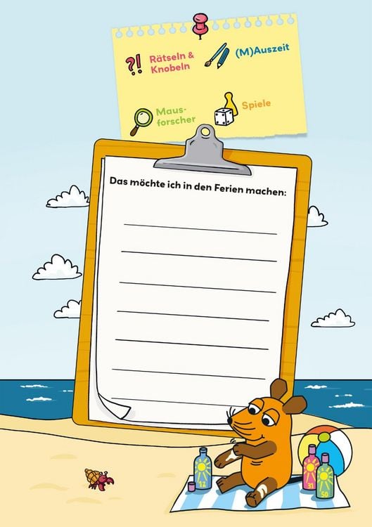Produktbild: Frag doch mal ... die Maus: Mein Ferien-R&auml;tselblock mit der Maus