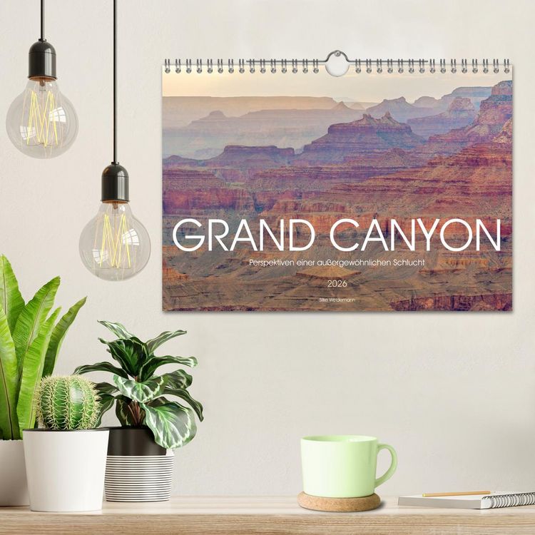 Produktbild: Grand Canyon - Perspektiven einer au&szlig;ergew&ouml;hnlichen Schlucht (Wandkalender 2026 DIN A4 quer), CALVENDO Monatskalender