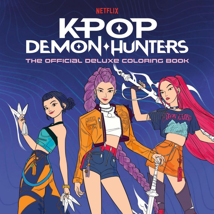 Produktbild: KPop Demon Hunters: The Official Deluxe Coloring Book