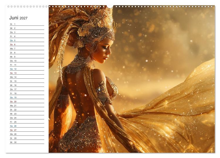 Produktbild: Burlesque Glamour (hochwertiger Premium Wandkalender 2027 DIN A2 quer), Kunstdruck in Hochglanz