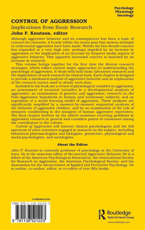 Produktbild: Control of Aggression