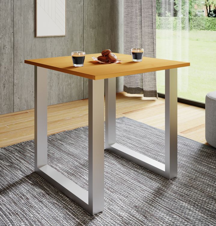 Produktbild: Premium Holz Esstisch K&uuml;chentisch Xona U 80x50
