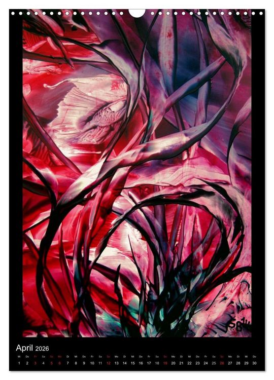 Produktbild: Wachs-Mal-ART encaustic (Wandkalender 2026 DIN A3 hoch), CALVENDO Monatskalender