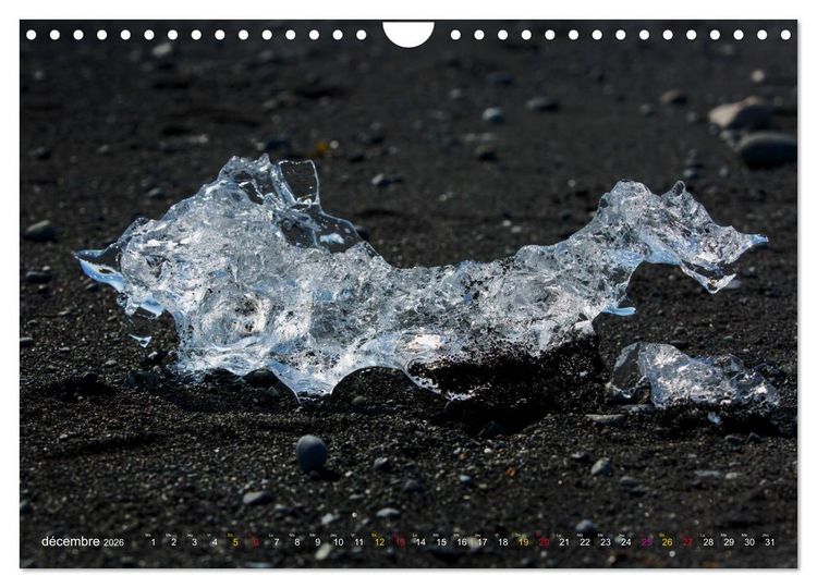 Produktbild: Islande &icirc;le de merveilles naturelles (Calendrier mural 2026 DIN A4 vertical), CALVENDO calendrier mensuel