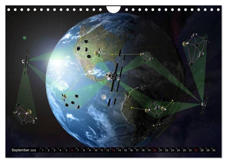 Produktbild: Raumfahrt und Weltall (Wandkalender 2026 DIN A4 quer), CALVENDO Monatskalender