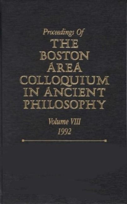 Produktbild: Proceedings of the Boston Area Colloquium in Ancient Philosophy