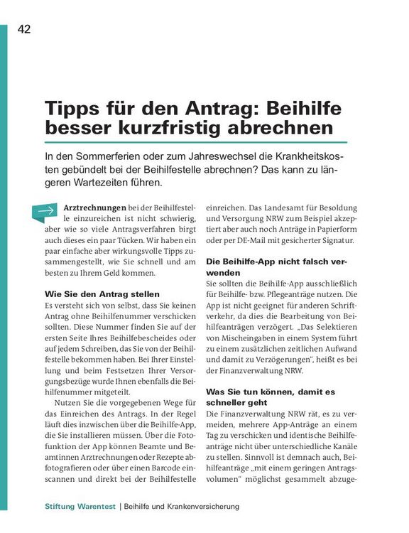 Produktbild: Finanzplaner Beamte