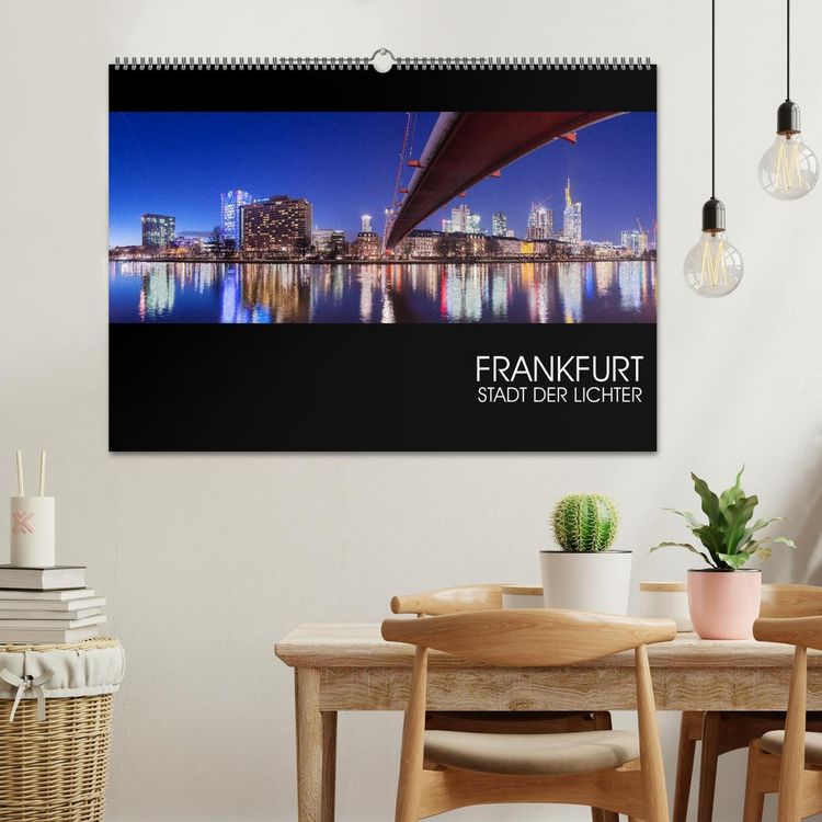Produktbild: Frankfurt (Wandkalender 2026 DIN A2 quer), CALVENDO Monatskalender