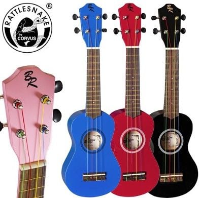 Produktbild: CORVUS A600325 - Kids at work: Ukulele, Mensur 34 cm, farblich sortiert (Farbauswahl nicht m&ouml;glich!)