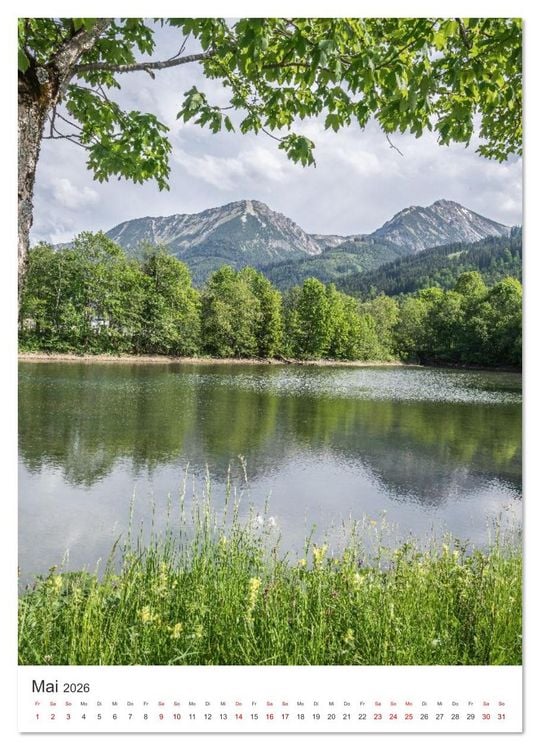 Produktbild: Bergsommer im Tannheimer Tal (hochwertiger Premium Wandkalender 2026 DIN A2 hoch), Kunstdruck in Hochglanz