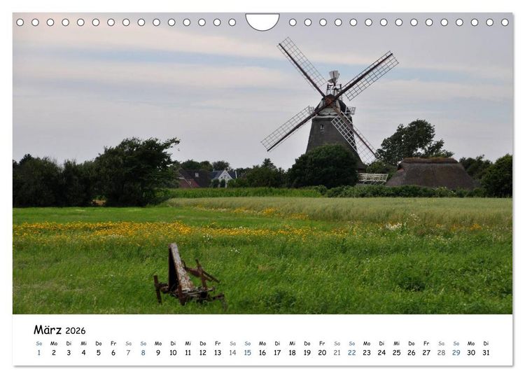 Produktbild: F&ouml;hr und Halligwelt 2026 (Wandkalender 2026 DIN A4 quer), CALVENDO Monatskalender