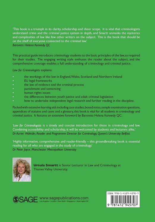 Produktbild: Law for Criminologists