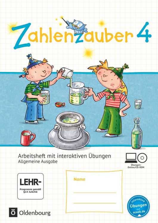Produktbild: Zahlenzauber - Mathematik f&uuml;r Grundschulen - Allgemeine Ausgabe 2016 - 4. Schuljahr