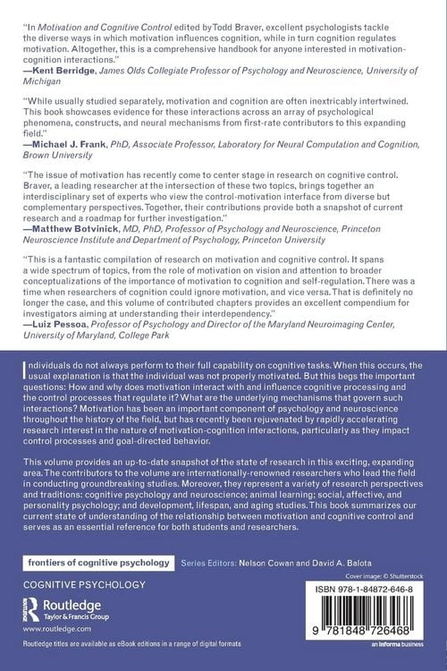 Produktbild: Motivation and Cognitive Control
