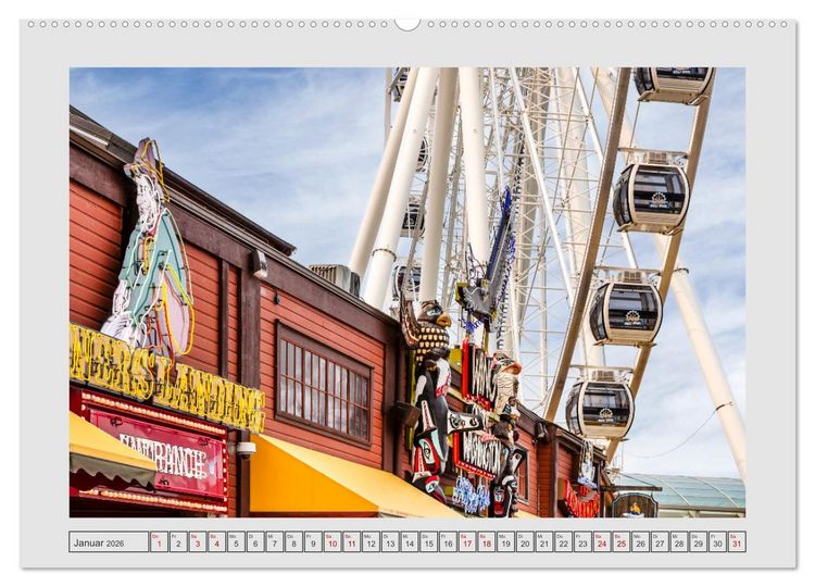 Produktbild: SEATTLE Unvergessliche Tour durch die Stadt und das Umland (hochwertiger Premium Wandkalender 2026 DIN A2 quer), Kunstdruck in Hochglanz