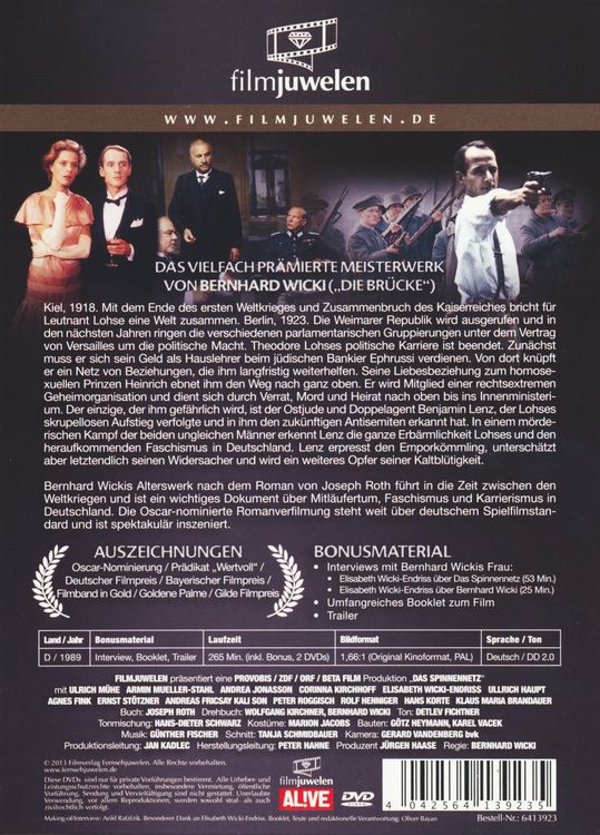 Produktbild: Das Spinnennetz/Fernsehjuwelen (+ Bonus-DVD)