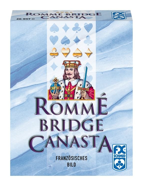 Produktbild: Romm&eacute;, Bridge, Canasta - Kartenspiel ab 8 Jahre