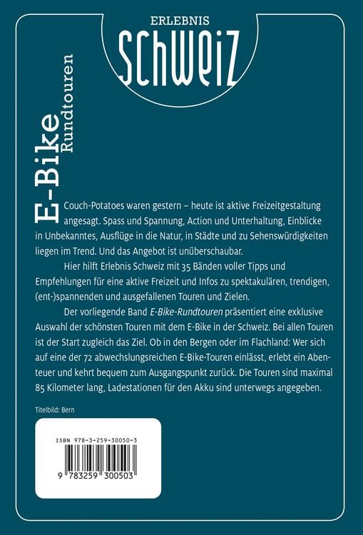 Produktbild: K&uuml;mmerly+Frey Erlebnis Schweiz E-Bike-Rundtouren &ndash; Velof&uuml;hrer
