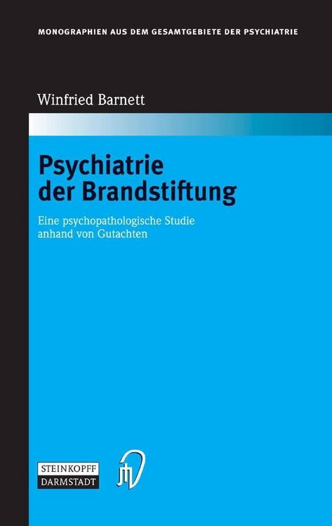 Produktbild: Psychiatrie der Brandstiftung