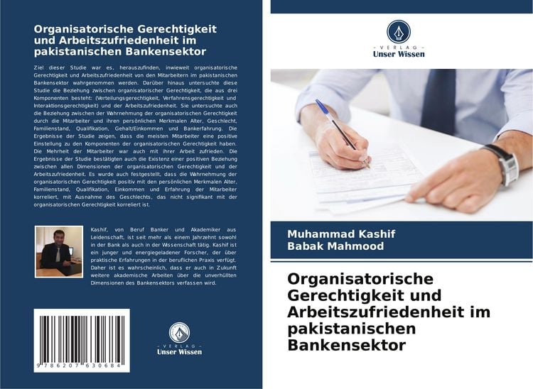Produktbild: Organisatorische Gerechtigkeit und Arbeitszufriedenheit im pakistanischen Bankensektor
