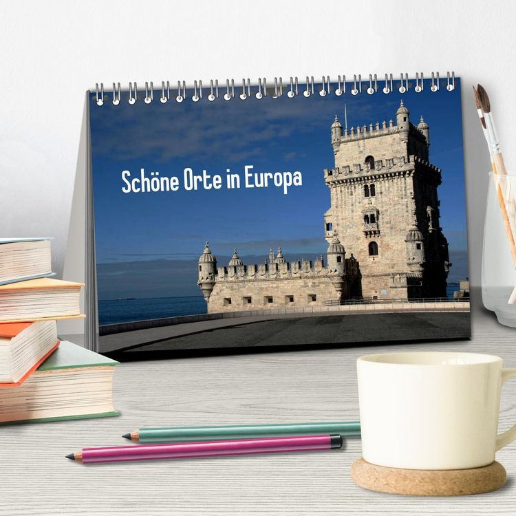 Produktbild: Sch&ouml;ne Orte in Europa (Tischkalender 2026 DIN A5 quer), CALVENDO Monatskalender