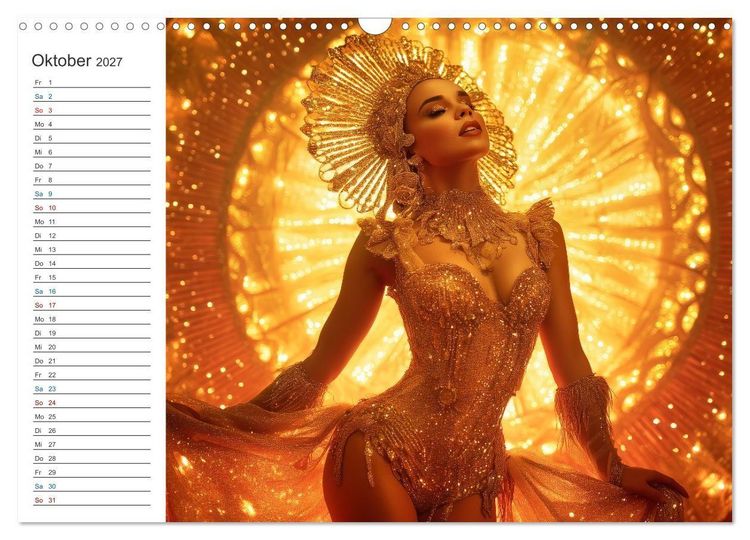 Produktbild: Burlesque Glamour (Wandkalender 2027 DIN A3 quer), CALVENDO Monatskalender