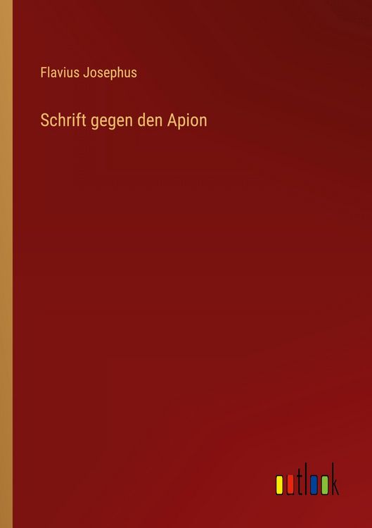 Produktbild: Schrift gegen den Apion