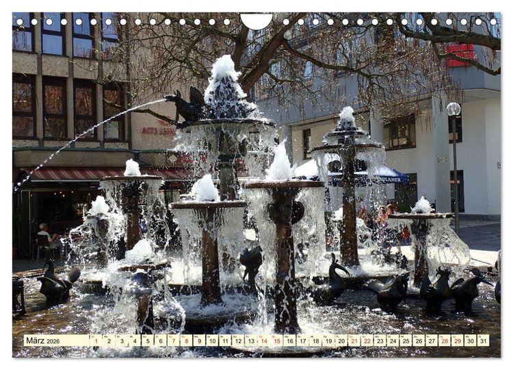 Produktbild: Neustadt an der Weinsta&szlig;e - Fachwerk, Wein und gem&uuml;tliche Gassen (Wandkalender 2026 DIN A4 quer), CALVENDO Monatskalender