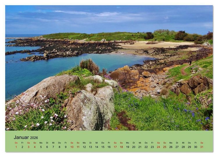 Produktbild: Chausey Inseln Magischer Insel - Archipel Frankreich (Wandkalender 2026 DIN A3 quer), CALVENDO Monatskalender