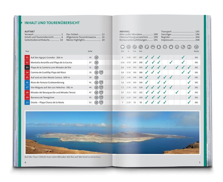 Produktbild: KOMPASS Wanderführer Lanzarote, 50 Touren mit Extra-Tourenkarte