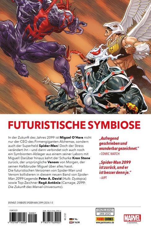 Produktbild: Symbiote Spider-Man 2099: Die Zukunft der Symbionten