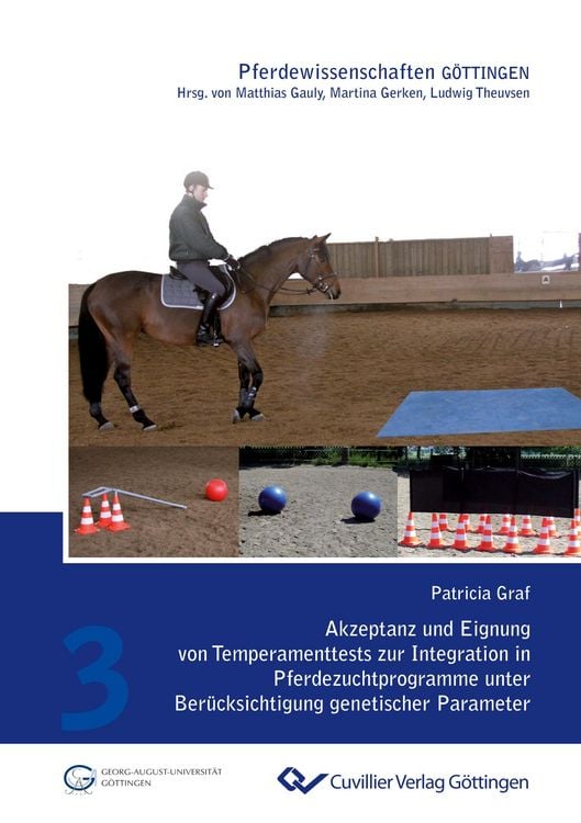 Produktbild: Akzeptanz und Eignung von Temperamenttests zur Integration in Pferdezuchtprogramme unter Ber&uuml;cksichtigung genetischer Parameter