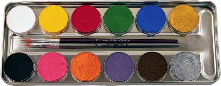 Produktbild: Eulenspiegel 212004 12 Farben Metall-Palette