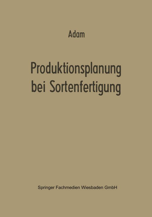 Produktbild: Produktionsplanung bei Sortenfertigung