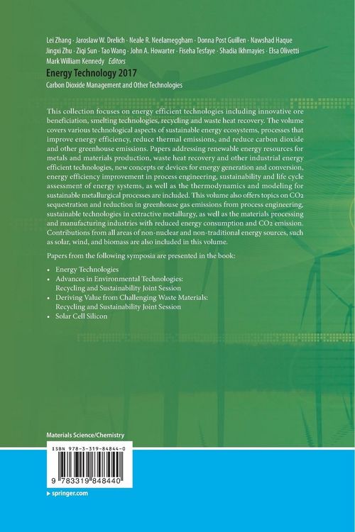 Produktbild: Energy Technology 2017